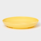 Горшок для цветов с поддоном Доляна «Эрика», 1.8 л, пластиковый, цвет жёлтый - Фото 5