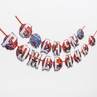 Гирлянда на ленте "С Днем Рождения!", длина 230 см, Человек-паук - Фото 3