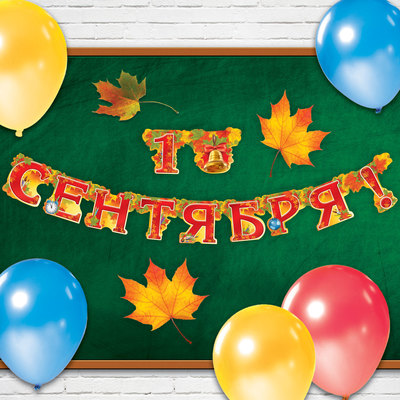 Гирлянда На Люверсах "1 Сентября!" (1307964) - Купить По Цене От.