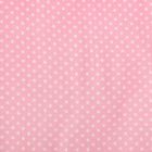 Комплект в кроватку "Горошки" (7 предметов), цвет розовый (арт. 10703) - Фото 4