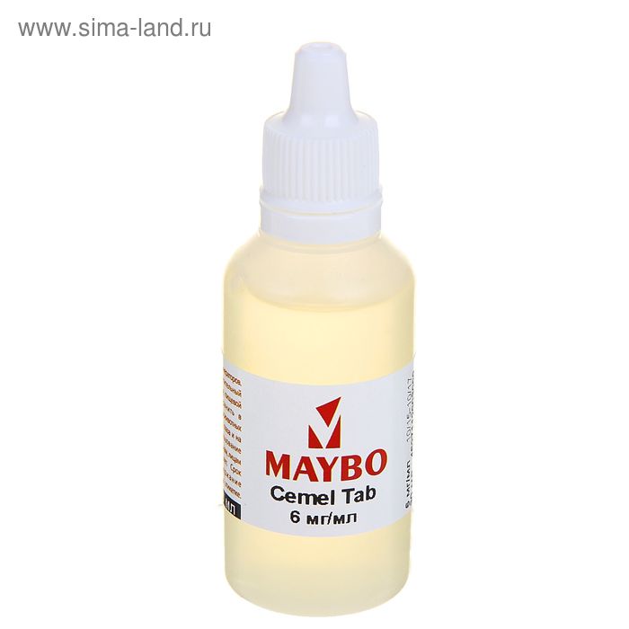 Жидкость для многоразовых ЭИ Maybo, Cemel Tab, 6 мг, 30 мл - Фото 1