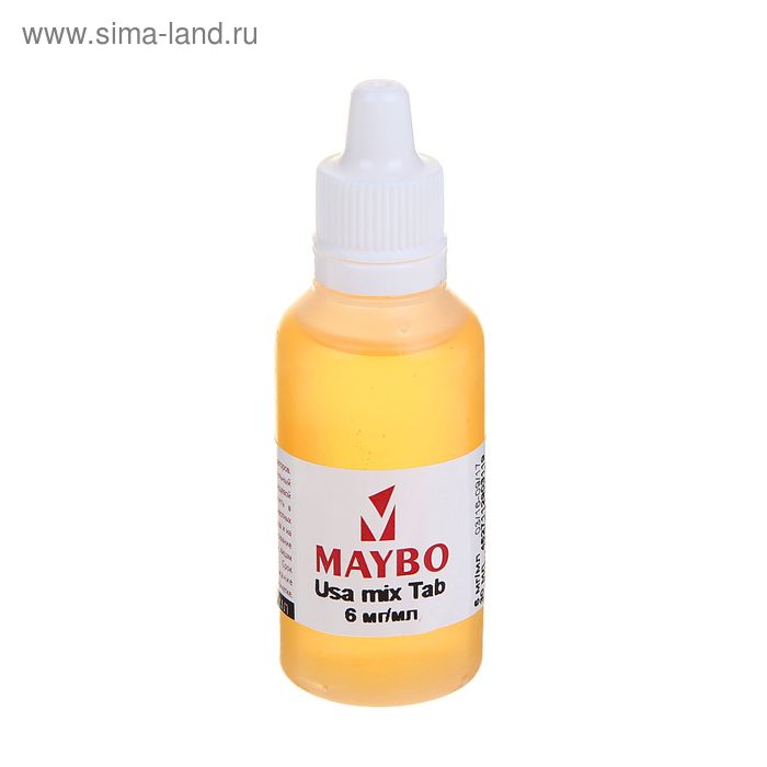 Жидкость для многоразовых ЭИ Maybo, Usa mix Tab, 6 мг, 30 мл - Фото 1