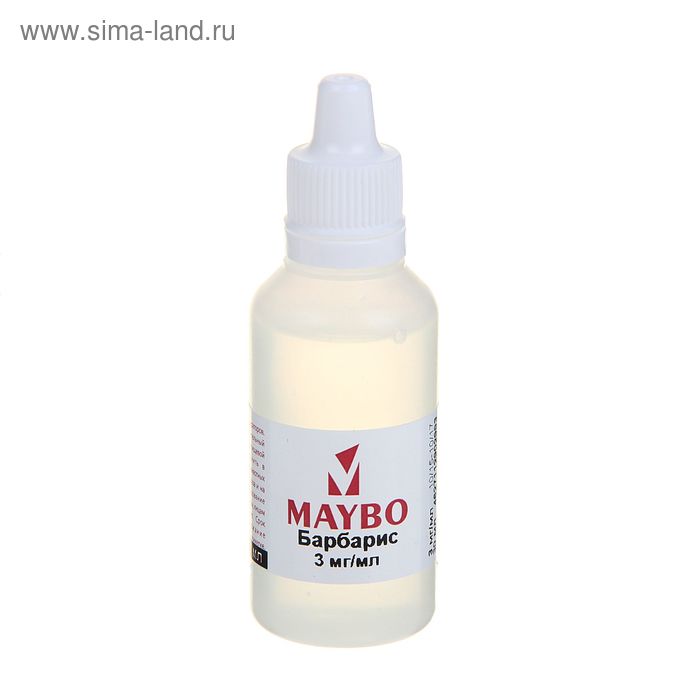 Жидкость для многоразовых ЭИ Maybo, барбарис, 3 мг, 30 мл - Фото 1