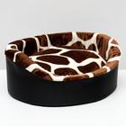 Лежанка "Оксфорд" №2, с мехом, 46 х 36 х 15 см микс цветов - Фото 12