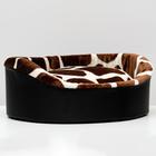 Лежанка "Оксфорд" №2, с мехом, 46 х 36 х 15 см микс цветов - Фото 13