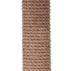 Домик для кошек с когтеточкой «Куб», 35×30×85 см, с площадкой и игрушкой, цвет МИКС - Фото 6