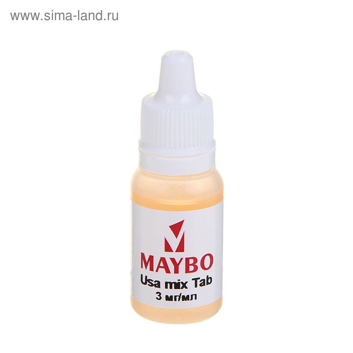 Жидкость для многоразовых ЭИ Maybo, Usa mix Tab, 3 мг, 10 мл - Фото 1