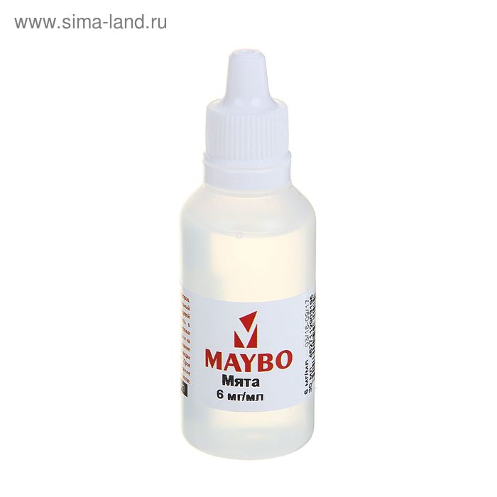 Жидкость для многоразовых ЭИ Maybo, мята, 6 мг, 30 мл - Фото 1