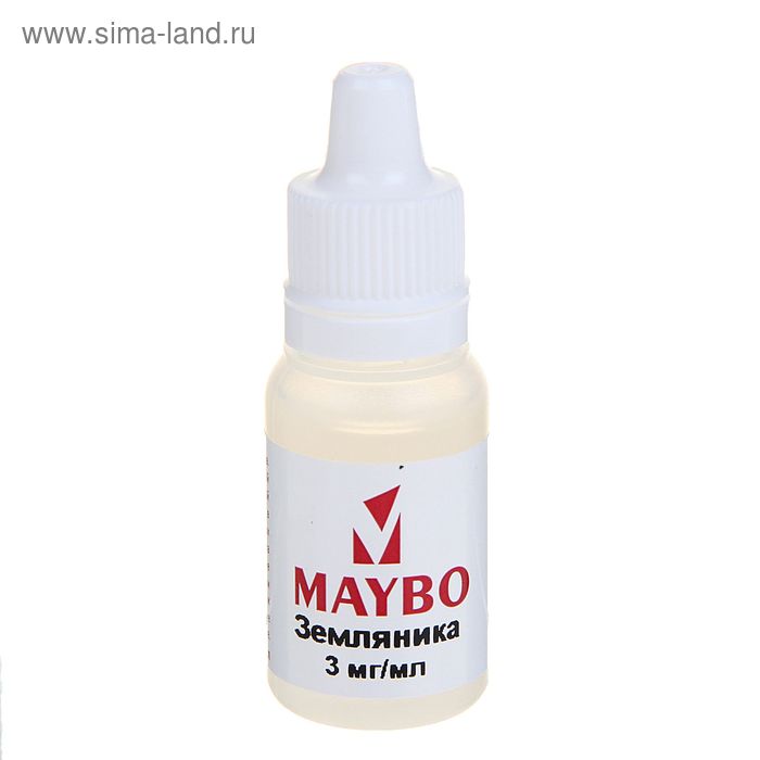 Жидкость для многоразовых ЭИ Maybo, земляника, 3 мг, 10 мл - Фото 1