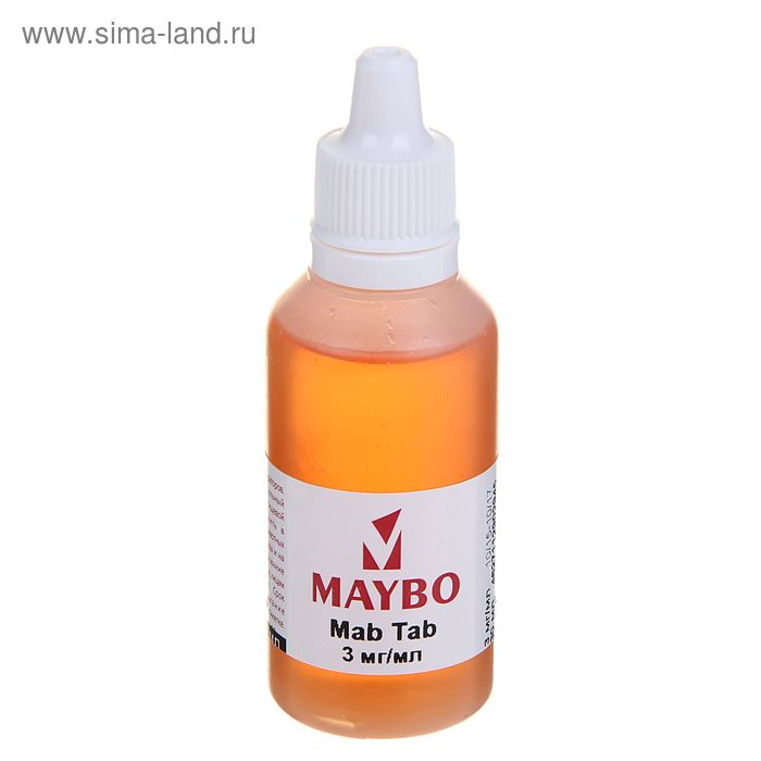Жидкость для многоразовых ЭИ Maybo, Mab Tab, 3 мг, 30 мл - Фото 1