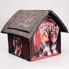 Домик для маленьких собак, 33 х 33 х 40 - Фото 5