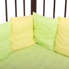 Комплект в кроватку "Мозаика" (4 предмета), цвета салатовый/лимонный 10407 - Фото 3