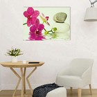 Картина- холст на подрамнике"Орхидея у воды и камней"  50*70см - Фото 2