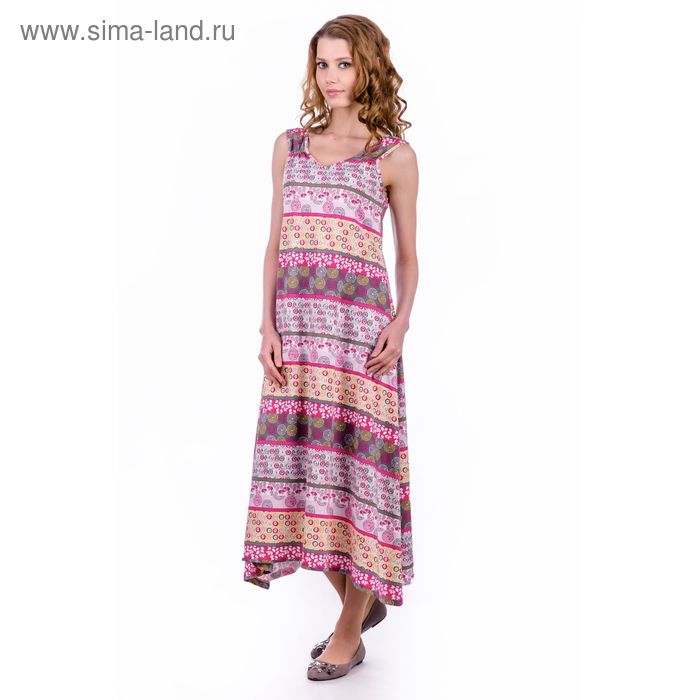 Платье женское "Вероника", цвет розовый, размер 46 (арт. MK2565/01) - Фото 1