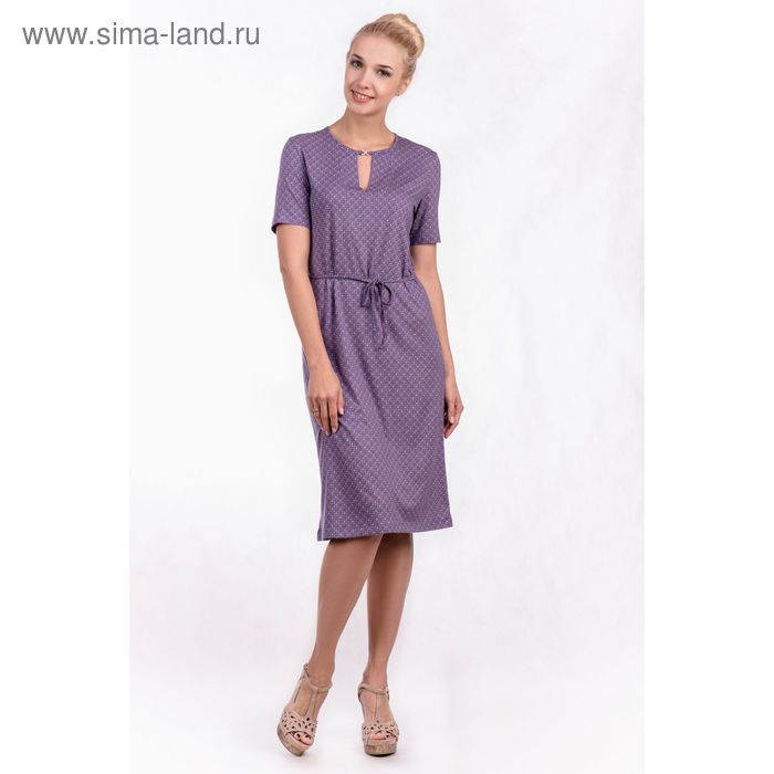 Платье женское "Ромбики", цвет индиго, размер 54 (арт. MV2526/01) - Фото 1