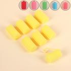 Бигуди с фиксатором, d = 3,5 см, 6 см, 8 шт, цвет МИКС - Фото 1