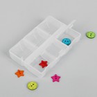 Контейнер для бисера, цвет прозрачный - Фото 1