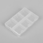 Контейнер для бисера, цвет прозрачный - Фото 2