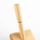 Щётка - пуходёрка деревянная "Премиум", основание 80 х 60 мм - Фото 4