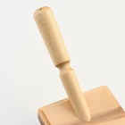 Щетка деревянная "Премиум" без капель для длинношерстных животных, основание 80х60 мм - фото 8277979