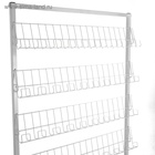 Стойка-стеллаж универсальная, 6 прямых полок, 95×30×180 см, белый - Фото 3