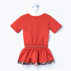 Платье для девочек, рост 92-98 см, возраст 2 года, цвет красный - Фото 3