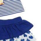 Комплект для девочек (футболка + юбка), рост 98-104 см, возраст 3 года, цвет голубой - Фото 4