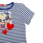 Комплект для девочек (футболка + бриджи), рост 98-104 см, возраст 3 года, цвет голубой - Фото 2