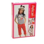 Комплект для девочек (футболка + бриджи), рост 92-98 см, возраст 2 года, цвет красный - Фото 6