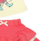 Комплект для девочек (футболка + юбка), рост 98-104 см, возраст 3 года, цвет кремовый - Фото 4
