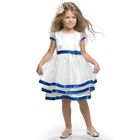 Платье нарядное для девочки, рост 104-110 см, цвет белый - Фото 1
