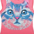 Комплект для девочек (футболка + юбка), рост 92-98 см, возраст 2 года, цвет ярко-розовый - Фото 4