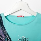 Комплект для девочек (футболка + юбка), рост 134-140 см, возраст 9 лет, цвет нежно-голубой - Фото 2
