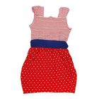 Платье для девочки, рост 122-128 см, цвет красный - Фото 6