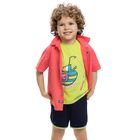 Комплект для мальчиков (футболка + шорты), рост 92-98 см, возраст 2 года, цвет светло-зелёный - Фото 1
