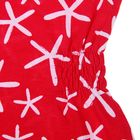 Платье детское с коротким рукавом, рост 98-104 см, цвет малиновый, воротник МИКС (арт. 743-AZ) - Фото 3