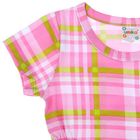 Платье детское с коротким рукавом, рост 110-116 см, цвет розовый, воротник МИКС (арт. 743-AZ) - Фото 3