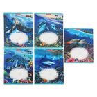 Тетрадь 18 листов клетка "Подводный мир", картонная обложка, МИКС, EK 39951 - Фото 1