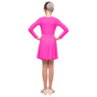 Рейтинговое платье, с длинным рукавом, юбка-солнце, размер 36, цвет малиновый - Фото 2