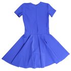 Рейтинговое платье, с коротким рукавом, юбка-солнце, размер 38, цвет синий - Фото 5