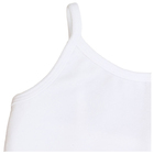 Костюм гимнастический "Адажио", на бретелях, юбка-сетка, размер 30, цвет белый - Фото 5