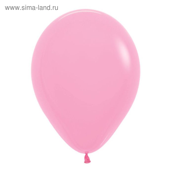 Шар латексный 12", пастель, набор 12 шт., цвет розовый 009 - Фото 1