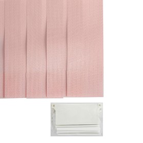 Набор ламелей 180 см "Вертикальные шторы. Лайн", 5 шт, цвет розовый