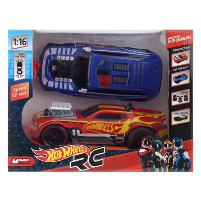 Машина на радиоуправлении Hot Wheels 2 в 1 с дополнительным корпусом 1/16 свет, с 3 лет 63256   1426