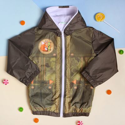 Куртка для мальчика Collorista "Лис", рост 110-116 см (30), 5-6 лет + рюкзак