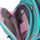 Рюкзак каркасный Hummingbird TK 37 х 32 х 18 см, мешок, для девочки, «Девочка», серый/голубой - Фото 9