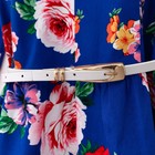 Платье женское, цвет электрик/цветочный принт, размер 46 - Фото 4