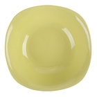 Тарелка суповая Доляна «Пастель», 18×18 см, цвет жёлтый - Фото 2