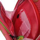 Рюкзак каркасный Hummingbird 32*27*18 + мешок для обуви, для девочки, "Собачка", красный/розовый ТК3 - Фото 2