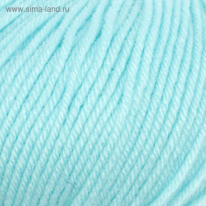 Пряжа "Кроха" 20% шерсть, 80% акрил 135м/50гр (1430, светлая бирюза) - Фото 1